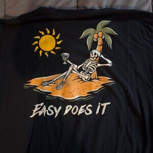 Bowery Supply Co. Men’s XL T-Shirt – Dark Gray 100% Cotton